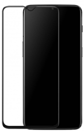 OnePlus7T-FullCoverScreenprotector-GehardGlas-Zwart