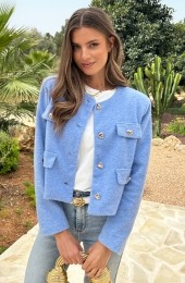 HeartSoftShortJacketBabyBlue