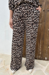 MilaPantalonLeopardZwartRegular