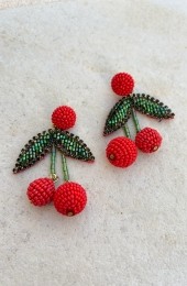 CherryBeadsOorbellen