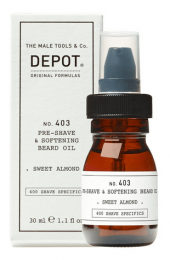 Depot403Pre-shaveSofteningBeardOilSweetAlmond30ml