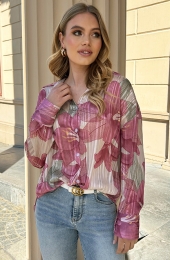 LuxuryBotanicBlouseDustRoze