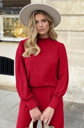 MilaBlouseLongSleeveBordeaux