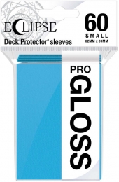 SleevesEclipseGlossSmall-LichtBlauw62x89mm