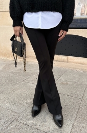 DetailedFlaredBroekZwart