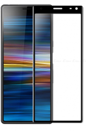 ScreenprotectorgeschiktvoorSonyXperiaL4-FullCoverScreenprotector-Case-Friendly-Zwart