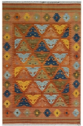 VloerkleedKelimhandgemaaktwolBakero