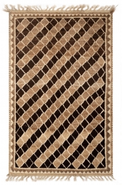 VloerkleedAgneshandgemaaktwolHadorn