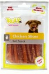 15xTrulyHondensnackDogSlicesSoftChicken90gr