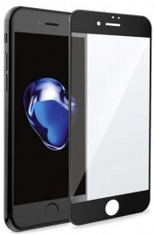 ScreenprotectorgeschiktvooriPhone7Plus-FullCoverScreenprotector-GehardGlas-Zwart