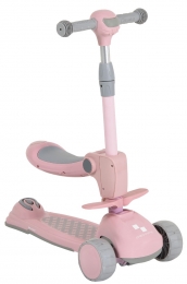 ByoxCheckmateLacePink2-in-1StepLoopfiets