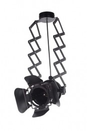 VintageIndustrileScissorsHanglampZwart