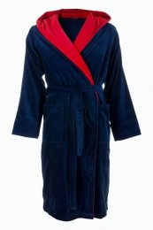 badjasherenblauw-roodmetcapuchon