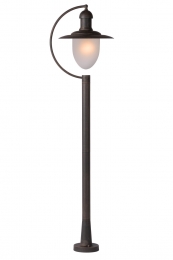 LucideARUBA-Lantaarnpaal-25cm-1xE27-IP44-Roestbruin