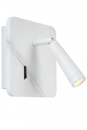 LucideOREGON-BedlampWandlamp-LED-1x4W3000K-MetUSBoplaadpunt-Wit
