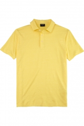 OLYMPCasualPoloshirtKortemouwgeel