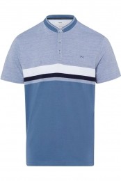 BraxPoloshirtKortemouwblauw