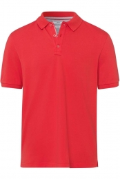 BraxCasualPoloshirtKortemouwmeloen