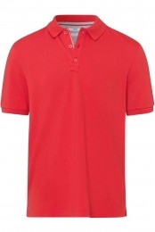 BraxCasualPoloshirtKortemouwmeloen