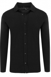 MarvelisCasualPoloshirtlangemouwzwartEffen