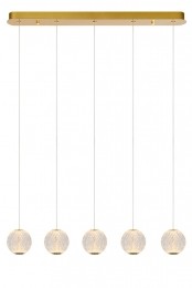LucideCINTRA-Hanglamp-LEDDimb-5x47W2700K-Transparant