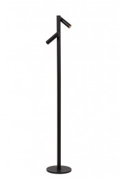 LucideANTRIM-OplaadbareLeeslampBinnenBuiten-AccuBatterij-LEDDimb-2x22W2700K-IP54-Metdraadloosoplaadstation-Zwart