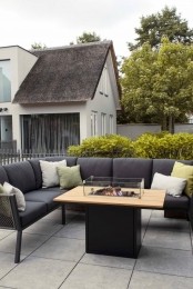 Loft120relaxdiningtableblackframeteaktop-Cosi