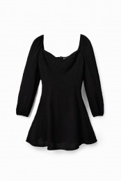 Kortwijduitlopendslimfitjurkje