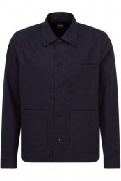 SeidenstickerOvershirtdonkerblauwEffen