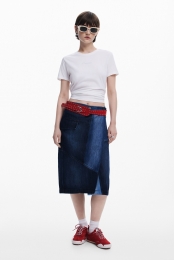 Gekruistemidispijkerrok