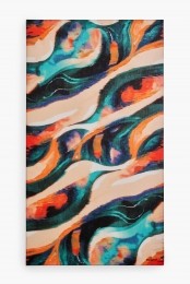 Rechthoekigesjaalmetprint