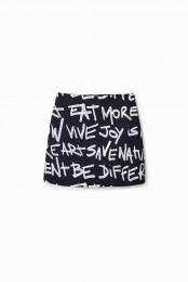 Slimfitminirokmettekst