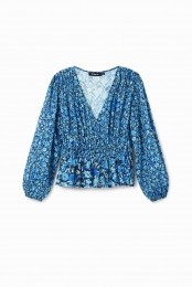 Plumetiblousemetbloemen