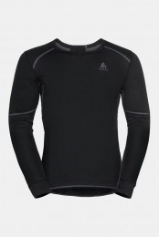 OdloBlTopCrewNeckLSActiveX-WarmEcoZwart