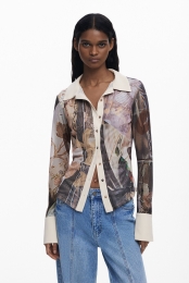 Chiffonshirtmetmanchetten