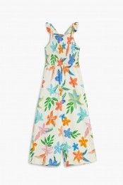 Bloemenprintjumpsuit