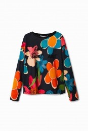 T-shirtmetbloemenprint