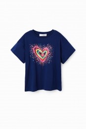 T-shirtmethartvanpailletten