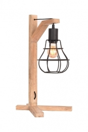 LABEL51TafellampDropMangohout-Zwart