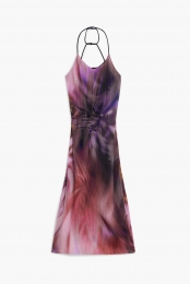 Geplisseerdejurkmetbloemenprint