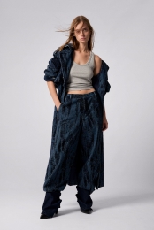 Degradjacquardspijkerbroek