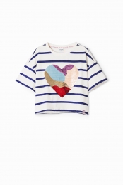 Hartjesgestreeptejurk