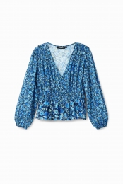 Plumetiblousemetbloemen