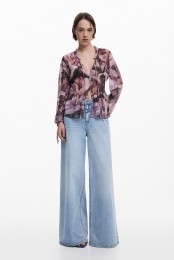 Luchtigeblousemetlelies-RED-XS