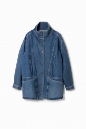 GestreeptedenimjasmetV-hals