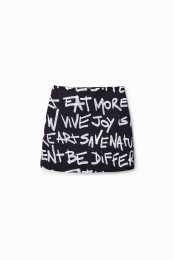 Slimfitminirokmettekst