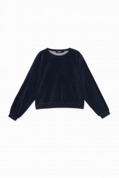 Velourssweatshirtmethart