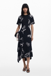 Asymmetrischejurkmetbloemstrepen