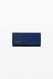 Middelgroteportemonneemetborduurselsinleerlook