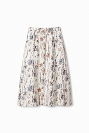 Midi-rokmetgellustreerdebloemen